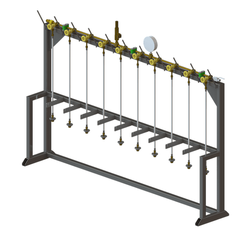 CO2 MODULAR LINEAR MANIFOLD AND STAND SYSTEM